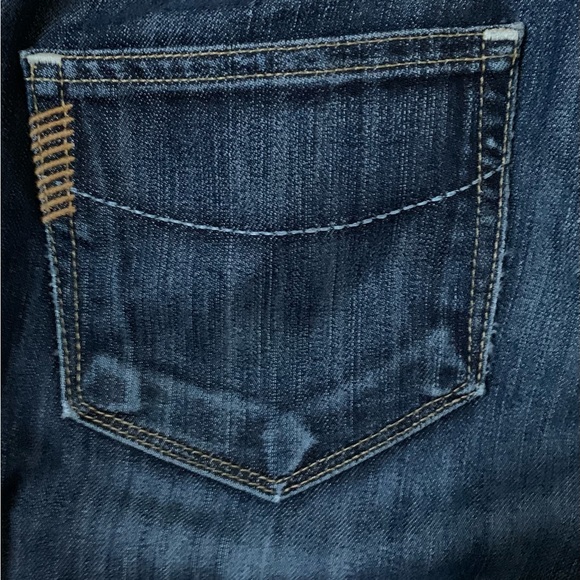 PAIGE Premium Denim Laurel Canyon 
Dark Wash Bootcut Flare Jeans Sz 28, Like New - Picture 4 of 13